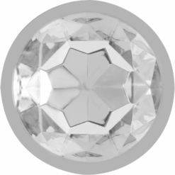 Comprar INTENSE - PLUG ANAL METAL ALUMINIO CON CRISTAL PLATA TALLA S al mejor precio - Envíos Discretos