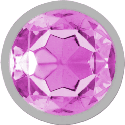 Comprar INTENSE - PLUG ANAL METAL ALUMINIO CON CRISTAL ROSA TALLA L al mejor precio - Envíos Discretos