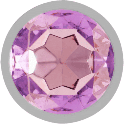Comprar INTENSE - PLUG ANAL METAL ALUMINIO CON CRISTAL VIOLETA TALLA S al mejor precio - Envíos Discretos