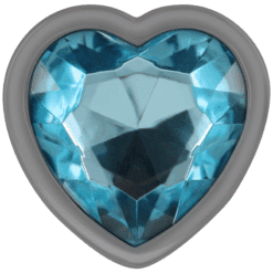 Comprar INTENSE - PLUG ANAL METAL ALUMINIO CORAZÓN AZUL TALLA S al mejor precio - Envíos Discretos