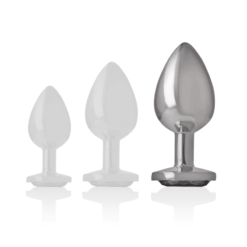Comprar INTENSE - PLUG ANAL METAL ALUMINIO CORAZÓN BLANCO TALLA L al mejor precio - Envíos Discretos