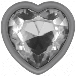 Comprar INTENSE - PLUG ANAL METAL ALUMINIO CORAZÓN BLANCO TALLA S al mejor precio - Envíos Discretos