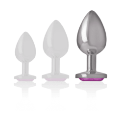 Comprar INTENSE - PLUG ANAL METAL ALUMINIO CORAZÓN ROSA TALLA L al mejor precio - Envíos Discretos