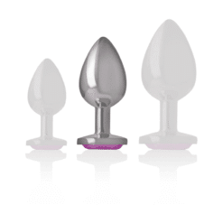 Comprar INTENSE - PLUG ANAL METAL ALUMINIO CORAZÓN ROSA TALLA M al mejor precio - Envíos Discretos