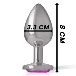 Comprar INTENSE - PLUG ANAL METAL ALUMINIO CORAZÓN ROSA TALLA M al mejor precio - Envíos Discretos