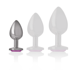 Comprar INTENSE - PLUG ANAL METAL ALUMINIO CORAZÓN ROSA TALLA S al mejor precio - Envíos Discretos