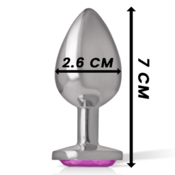 Comprar INTENSE - PLUG ANAL METAL ALUMINIO CORAZÓN ROSA TALLA S al mejor precio - Envíos Discretos