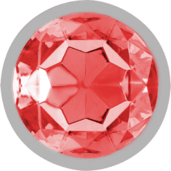 Comprar INTENSE - PLUG ANAL METAL CON CRISTAL ROJO TALLA M al mejor precio - Envíos Discretos