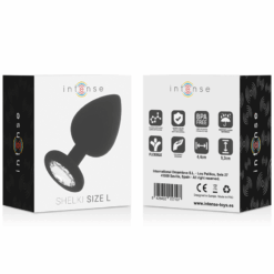 Comprar INTENSE - SHELKI L PLUG ANAL NEGRO al mejor precio - Envíos Discretos