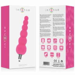 Comprar INTENSE - SNOOPY 7 SPEEDS SILICONE ROSA INTENSO al mejor precio - Envíos Discretos