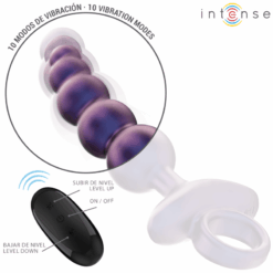 Comprar INTENSE - TITO PLUG ANAL VIBRADOR MODELO 3 CONTROL REMOTO al mejor precio - Envíos Discretos