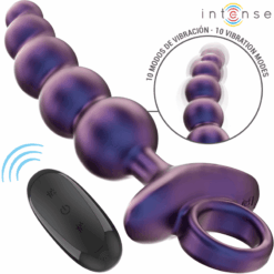 Comprar INTENSE - TITO PLUG ANAL VIBRADOR MODELO 3 CONTROL REMOTO al mejor precio - Envíos Discretos
