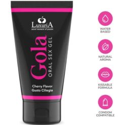 Comprar INTIMATELINE LUXURIA - GOLA GEL ORAL CEREZA 50 ML al mejor precio - Envíos Discretos
