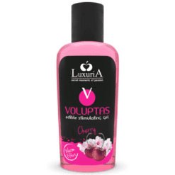 Comprar INTIMATELINE LUXURIA - VOLUPTAS GEL MASAJE COMESTIBLE EFECTO CALOR - CEREZA 100 ML al mejor precio - Envíos Discretos