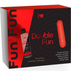 Comprar INTT RELEASES - DOUBLE FUN KIT CON BALA VIBRADORA Y GEL DE MASAJE FRESA al mejor precio - Envíos Discretos