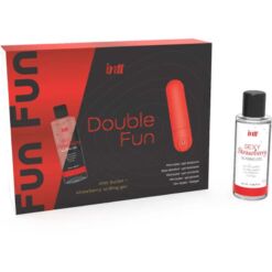 Comprar INTT RELEASES - DOUBLE FUN KIT CON BALA VIBRADORA Y GEL DE MASAJE FRESA al mejor precio - Envíos Discretos