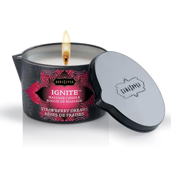 KAMASUTRA - VELA DE MASAJE SUEÑOS DE FRESA 170 GR - piKanteo | Despierta tu lado más piKante Comprar KAMASUTRA - VELA DE MASAJE SUEÑOS DE FRESA 170 GR al mejor precio - Envíos Discretos
