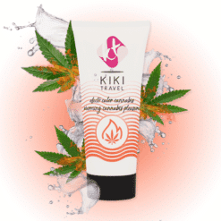 Comprar KIKÍ TRAVEL - GEL DESLIZANTE SABOR A CANNABIS EFECTO CALOR INTENSO 50 ML al mejor precio - Envíos Discretos