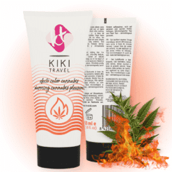 Comprar KIKÍ TRAVEL - GEL DESLIZANTE SABOR A CANNABIS EFECTO CALOR INTENSO 50 ML al mejor precio - Envíos Discretos