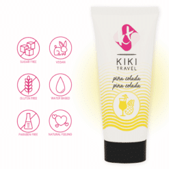 Comprar KIKÍ TRAVEL - LUBRICANTE SABOR A PIÑA COLADA 50 ML al mejor precio - Envíos Discretos