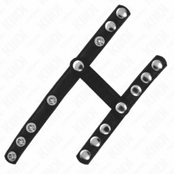 Comprar KINK - ANILLO PENE CON 3 CORREAS DIVISORAS DE BOLAS AJUSTABLE al mejor precio - Envíos Discretos