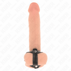 Comprar KINK - ANILLO PENE Y CORREA DIVISORA DE BOLAS CUERO AJUSTABLE al mejor precio - Envíos Discretos