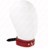 Comprar KINK - COLLAR AJUSTABLE ROJO VINO DETALLES DORADOS 29-42.5 CM X 4 CM al mejor precio - Envíos Discretos