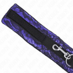 Comprar KINK - COLLAR CON CORREA 105 CM CORTO DE ENCAJE DE TERCIOPELO CON RIBETE DE NAILON 44 X 5.5 CM al mejor precio - Envíos Discretos