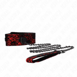 Comprar KINK - COLLAR CON CORREA 105 CM DE ENCAJE CON CINTURÓN DE CUERO REAL 44 X 5.5 CM al mejor precio - Envíos Discretos