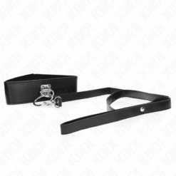 Comprar KINK - COLLAR CON CORREA 116 CM CON TACHUELAS CORREA POLIPIEL 50 X 5 CM al mejor precio - Envíos Discretos