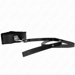 Comprar KINK - COLLAR CON CORREA 116 CM CON TACHUELAS PLATEADAS MODELO 4 NEGRO AJUSTABLE 40-48 CM X 6 CM al mejor precio - Envíos Discretos