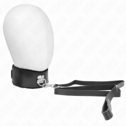 Comprar KINK - COLLAR CON CORREA 116 CM DE PIEL NEGRO AJUSTABLE 40-48 CM X 6 CM al mejor precio - Envíos Discretos