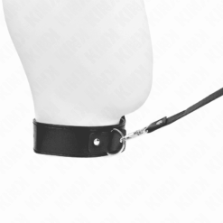 Comprar KINK - COLLAR CON CORREA 116 CM FINO NEGRO AJUSTABLE 32-50 CM X 8 CM al mejor precio - Envíos Discretos