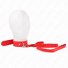 Comprar KINK - COLLAR CON CORREA 116 CM FINO ROJO AJUSTABLE 32-50 CM X 8 CM al mejor precio - Envíos Discretos
