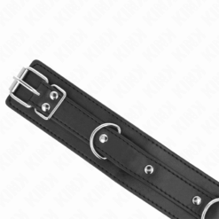 Comprar KINK - COLLAR CON CORREA 65 CM 3 ANILLOS MODELO 1 AJUSTABLE 38-49 CM X 5 CM al mejor precio - Envíos Discretos