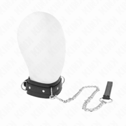 Comprar KINK - COLLAR CON CORREA 65 CM 3 ANILLOS MODELO 1 AJUSTABLE 38-49 CM X 5 CM al mejor precio - Envíos Discretos