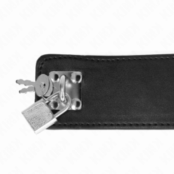 Comprar KINK - COLLAR CON CORREA 65 CM ANCHO NEGRO AJUSTABLE 33.5-41 CM X 5 CM al mejor precio - Envíos Discretos