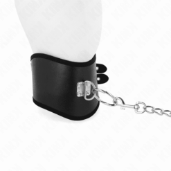 Comprar KINK - COLLAR CON CORREA 65 CM ANCHO NEGRO AJUSTABLE 40-55 CM X 10 CM al mejor precio - Envíos Discretos