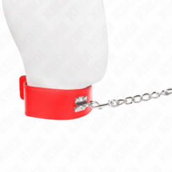 Comprar KINK - COLLAR CON CORREA 65 CM ANCHO ROJO AJUSTABLE 33.5-41 CM X 5 CM al mejor precio - Envíos Discretos