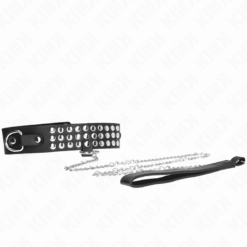 Comprar KINK - COLLAR CON CORREA 65 CM CON BRILLOS AJUSTABLE 37-42 CM X 5.3 CM al mejor precio - Envíos Discretos