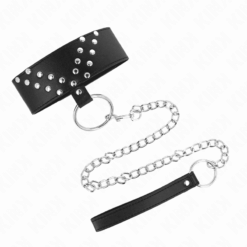 Comprar KINK - COLLAR CON CORREA 65 CM CON REMACHE EN V AJUSTABLE 36-43 CM X 5 CM al mejor precio - Envíos Discretos