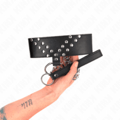 Comprar KINK - COLLAR CON CORREA 65 CM CON REMACHE EN V AJUSTABLE 36-43 CM X 5 CM al mejor precio - Envíos Discretos