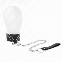 Comprar KINK - COLLAR CON CORREA 65 CM CON REMACHE EN V AJUSTABLE 36-43 CM X 5 CM al mejor precio - Envíos Discretos