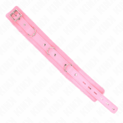 Comprar KINK - COLLAR CON CORREA 65 CM CON RESTRICCIONES ROSA AJUSTABLE 36-42 CM X 5.5 CM al mejor precio - Envíos Discretos
