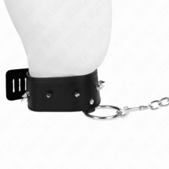 Comprar KINK - COLLAR CON CORREA 65 CM CON TACHUELAS PLATEADAS MODELO 2 AJUSTABLE 36-43 CM X 5 CM al mejor precio - Envíos Discretos