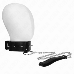 Comprar KINK - COLLAR CON CORREA 65 CM CON TACHUELAS PLATEADAS MODELO 2 AJUSTABLE 36-43 CM X 5 CM al mejor precio - Envíos Discretos