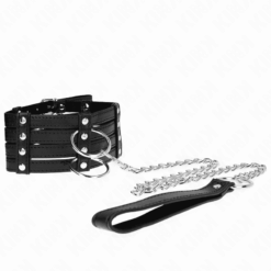 Comprar KINK - COLLAR CON CORREA 65 CM ESTILO SUB AJUSTABLE 35-51 CM X 7 CM al mejor precio - Envíos Discretos