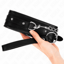 Comprar KINK - COLLAR CON CORREA 65 CM HEBILLA BRILLANTE 48.5 CM X 5.3 CM al mejor precio - Envíos Discretos