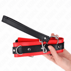 Comprar KINK - COLLAR CON CORREA 65 CM MODELO BÁSICO MODELO 3 ROJO 53 X 5 CM al mejor precio - Envíos Discretos