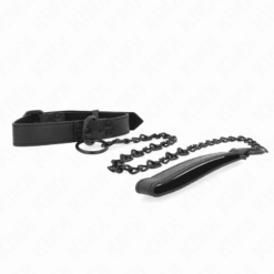 Comprar KINK - COLLAR CON CORREA 65 CM OSCURO AJUSTABLE 37-54 CM X 3 CM al mejor precio - Envíos Discretos